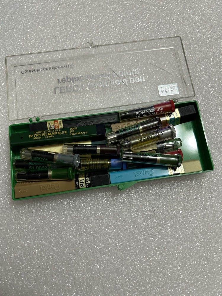 K&E Leroy Technical Pen Replacement Points-Case Of Lot PRE-OWNED