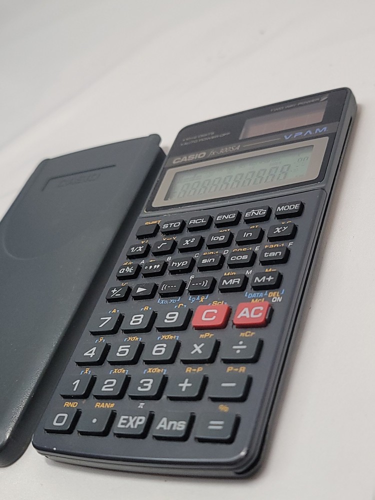 Casio FX-300SA Scientific Calculator Solar- Tested Works!