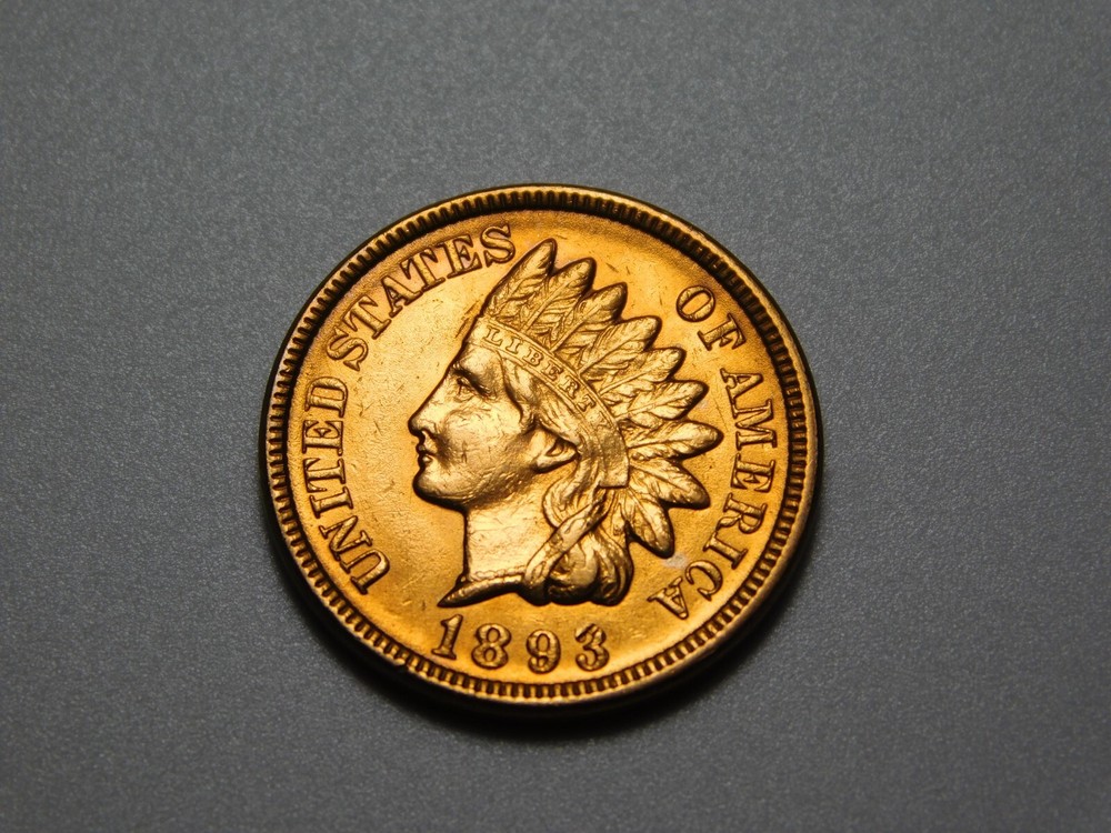 OLD US COINS 1893 INDIAN HEAD CENT PENNY