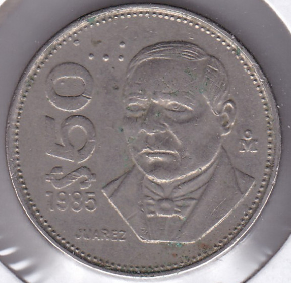 1985 Mexico 50 Pesos L2