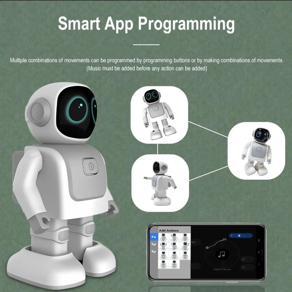 NEW Programming Robot Induction Touch Smart Dance Robot Speaker
