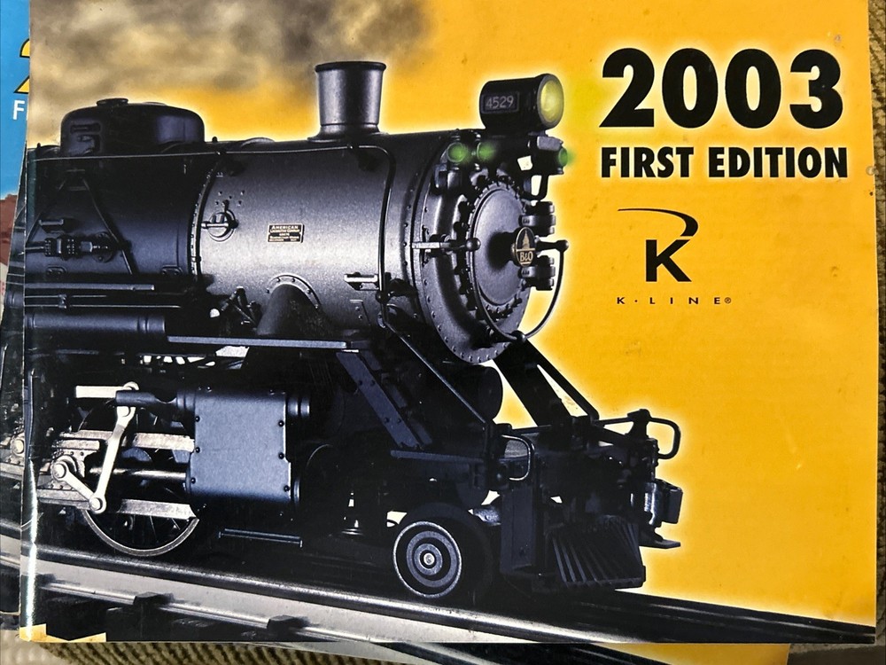 K-Line Model Train Railroad Catalog 2003 First  Edition