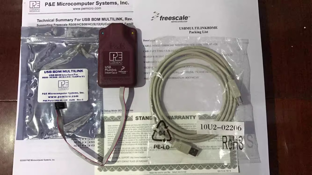 PE Multilink USB-ML-12E USB-ML-CFE Freescale Coldfire HCS08 HC(S)12(X) Debugger