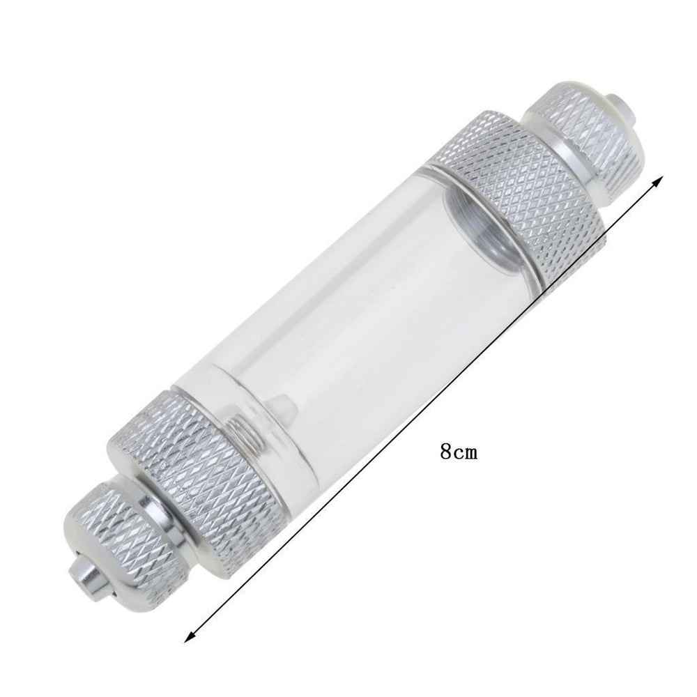 CO2 Aluminum Bubble Counter with Integrated Diffuser