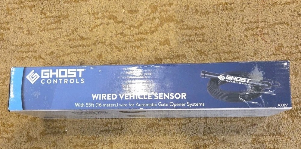 Ghost Controls AXXV Wired Vehicle Sensor with 55 ft. Cable for Automatic Gate