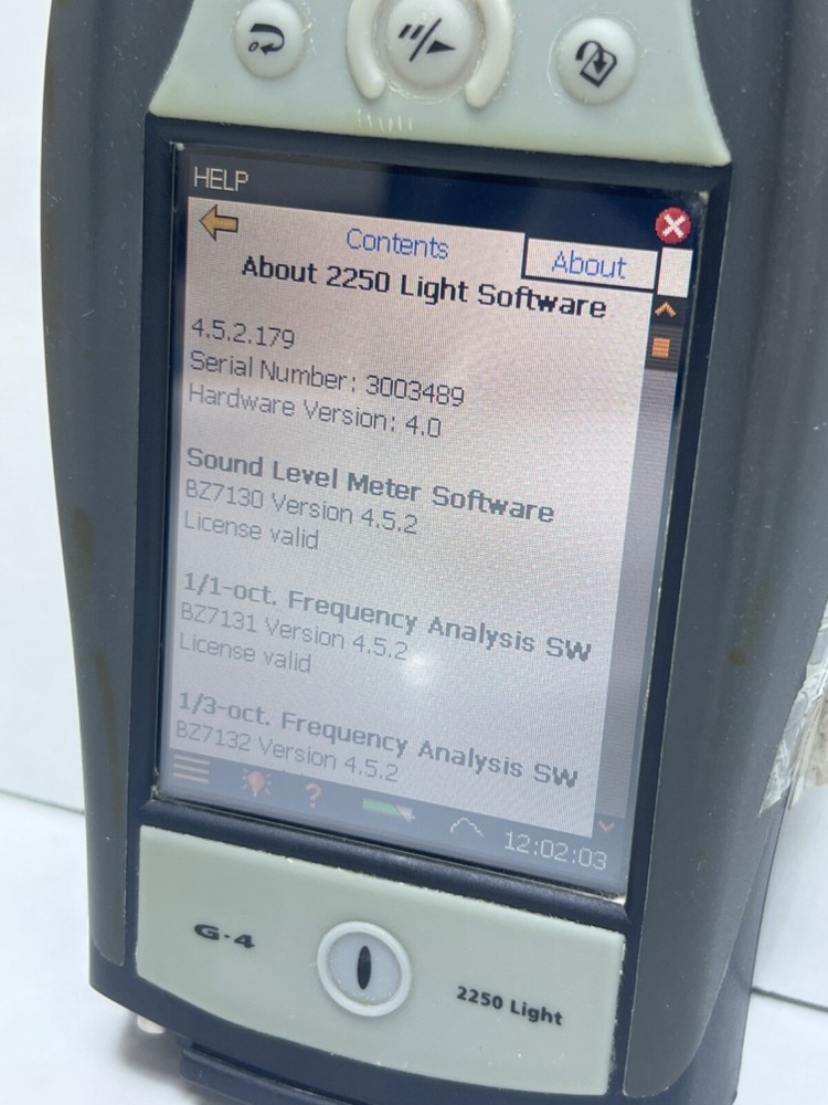 BRUEL & KJAER 2250-L 2250 LIGHT G.4 HAND-HELD ANALYZER