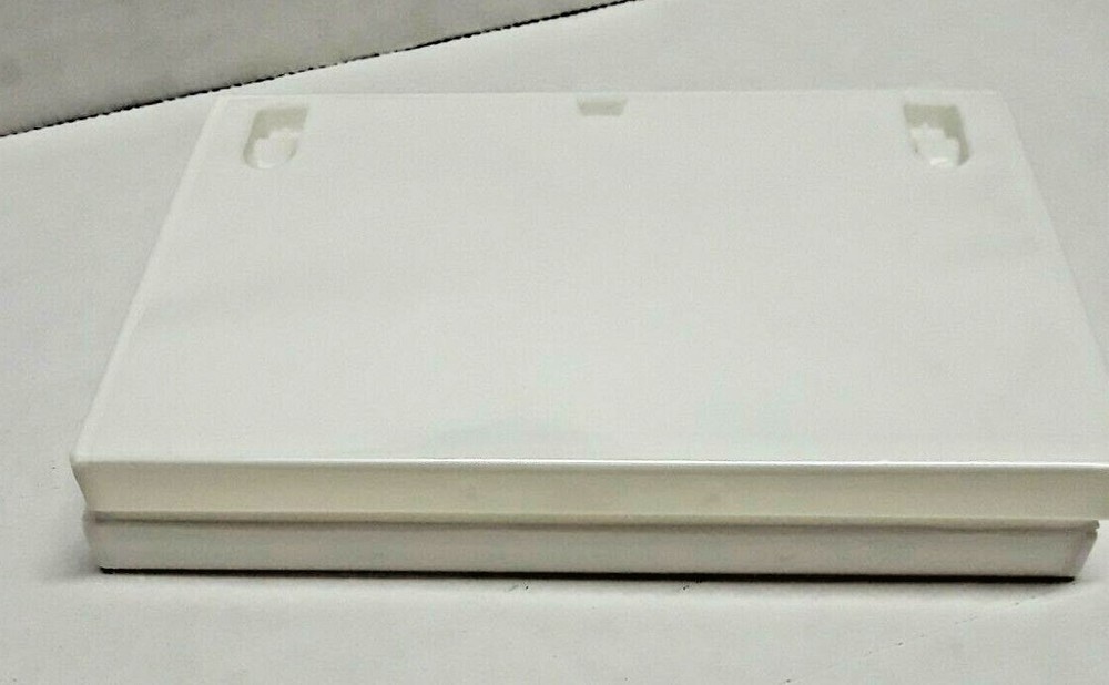 (2) Premium Single 14mm-Standard White DVD Empty Media Cases Replacement-White