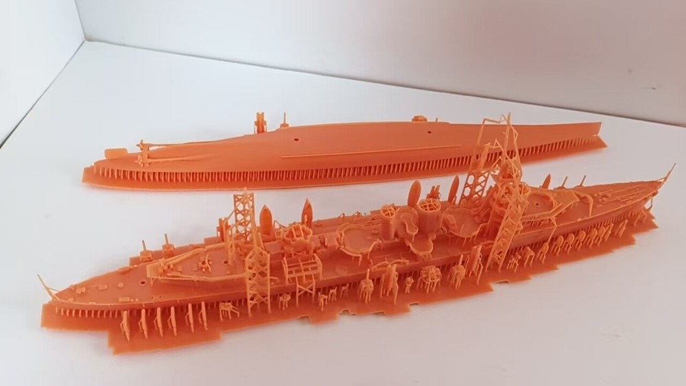 3D Printed 1/700 British D-class Light Cruiser Unpainted Model Kit HOT-