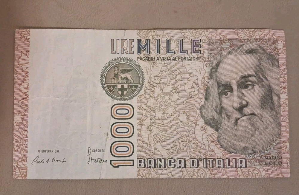 1982 Italy 1000 Lire Note