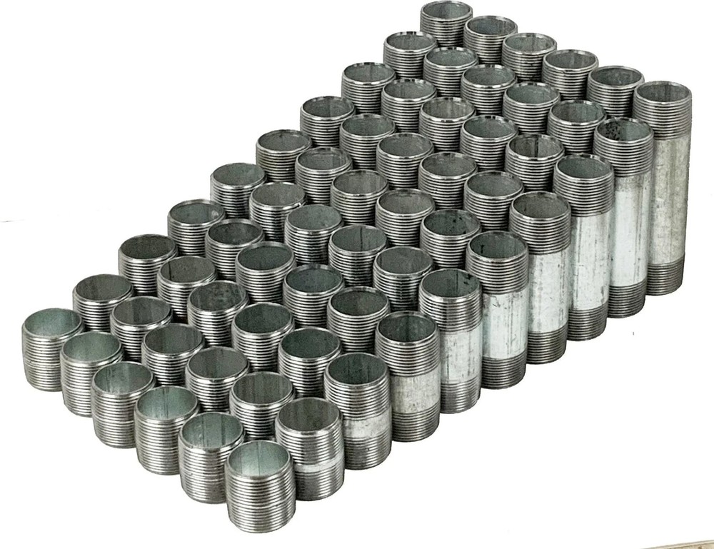 PIPE NIPPLE Galvanized 1-1/2" Schedule 80 x CLOSE Thread Both End (TBE)