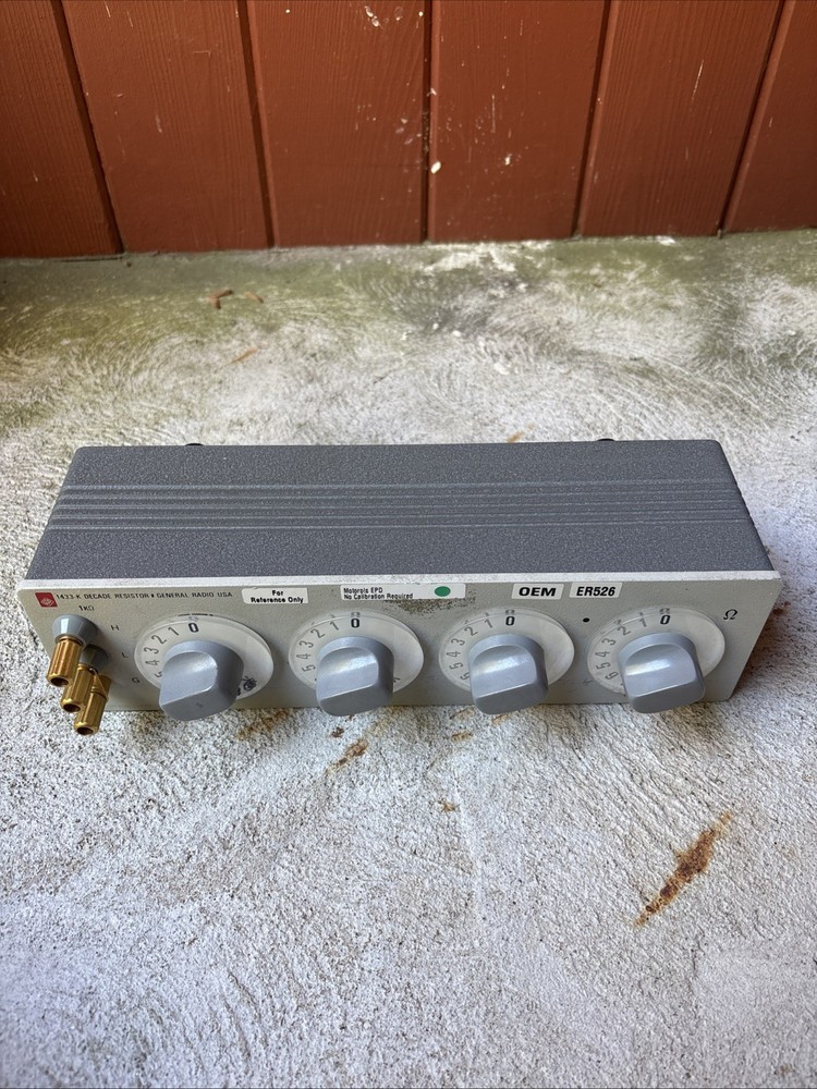 Gen Rad 1433-K Decade Resistor - Tested