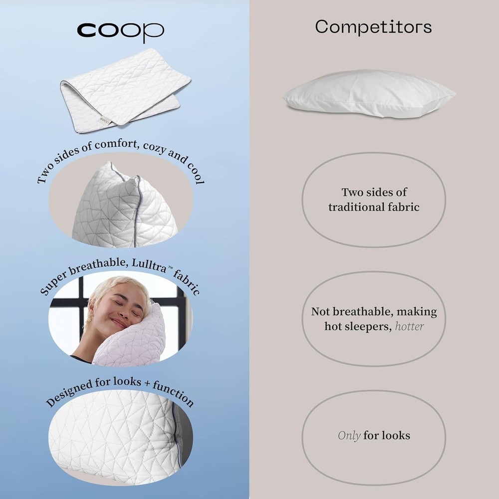 Cool Side Pillowcase, Queen Size Cooling Pillow Case