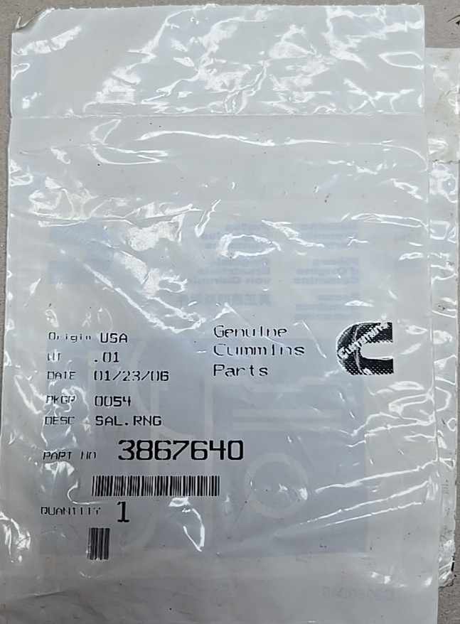 Cummins 3867640 Sealing Ring