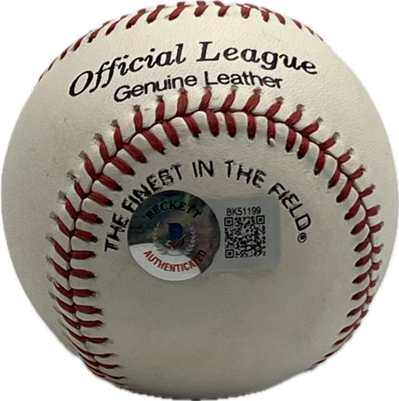 Joe Sambito Autograph Signed Red Sox Offical Major Leage Ball BAS Authentic