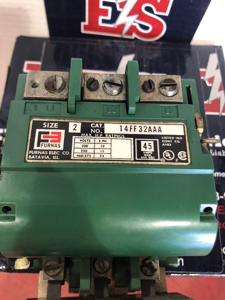 Furnas Starter 14FF32AAA Size 2 120 240 Volt Coil
