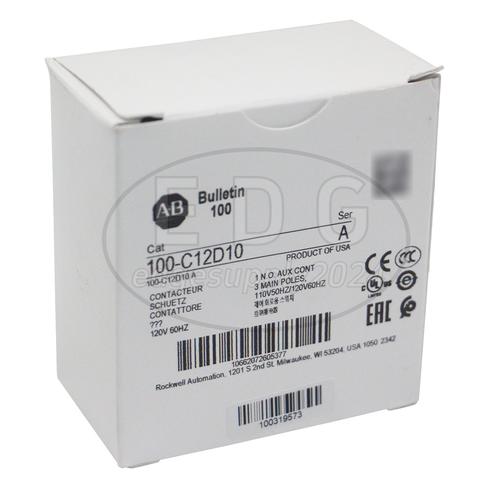 Brand New Allen Bradley 100-C12D10 IEC Contactor* Free Same Day Shipping