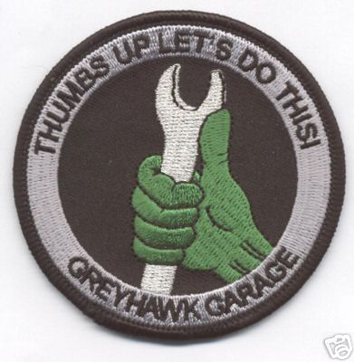 HMM-161 GREYHAWK GARAGE patch