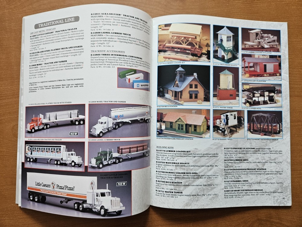 Lionel Trains 1992 Book Two Catalog