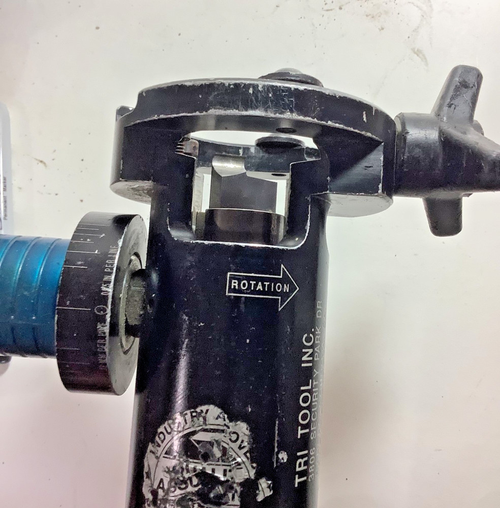 Tri Tool Model 301SP TUbe/ pipe squaring facing tool. cutter beveler