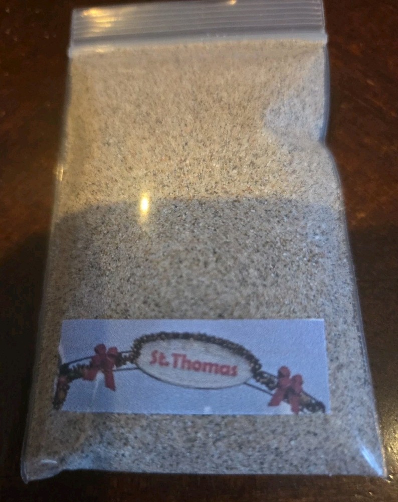 ST THOMAS , Beach Sand Sample 3X2 BAG, CELEBRITY CRUISE