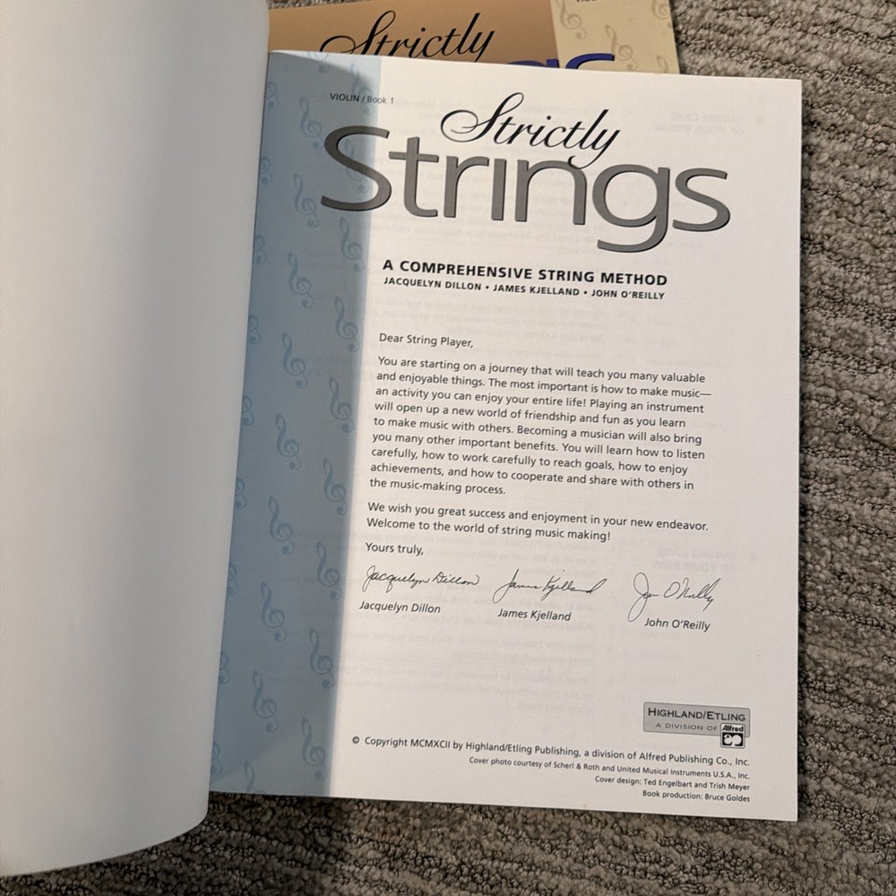 New Strictly Strings Violin Books 1 & 2 Comprehensive String Method