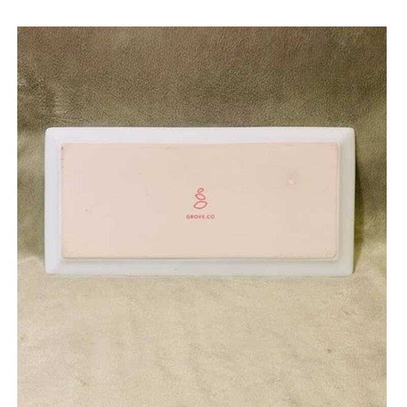 Grove Collaborative Cherry Blossoms Stoneware Tray