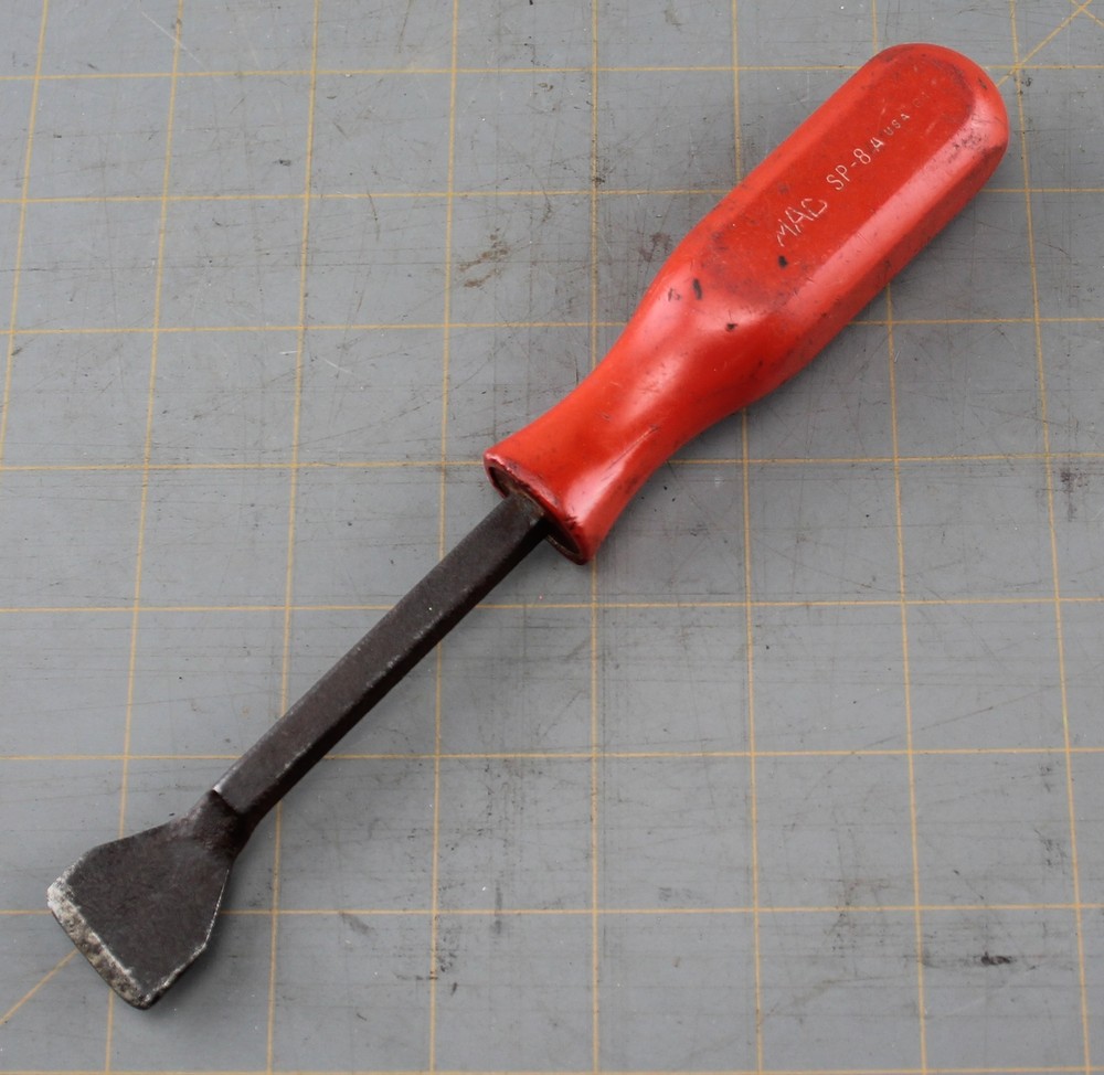 Mac Tools Gasket Carbon Scraper Set RED Hard Handle SP8A