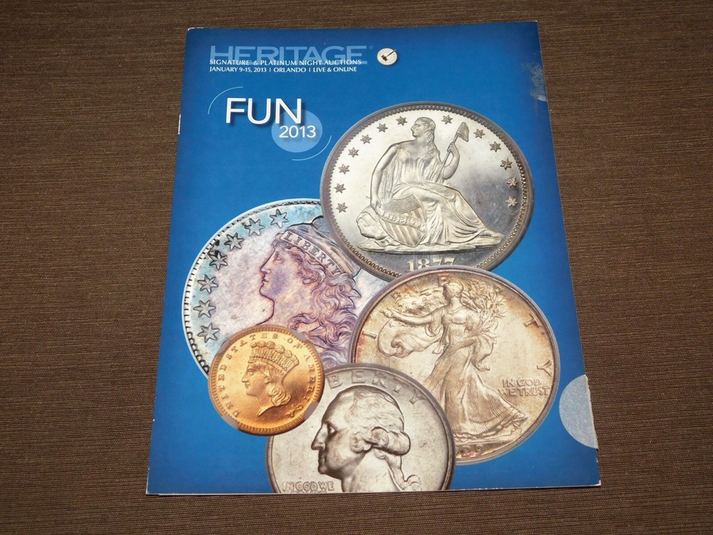 US COIN BOOK AUCTION CATALOG FUN 2013 CURRENCY