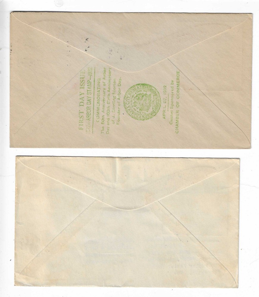 FDC # 717-28 , 717-28a --- 1932 -- Gorham