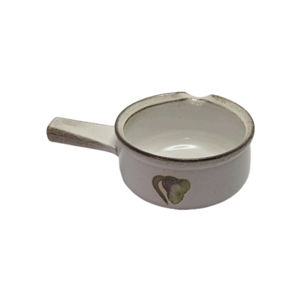 Vintage Denby England Stoneware Sauce Pan Dish Handle Pour Spout Rustic Kitchen.