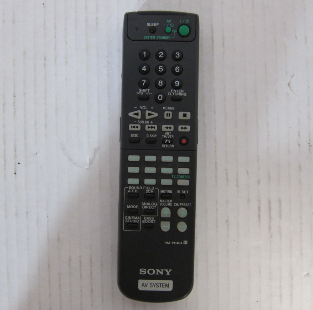 SONY STR-DE345 RECEIVER - Remote Control, Owner's Manual, AM Loop Antenna Bundle