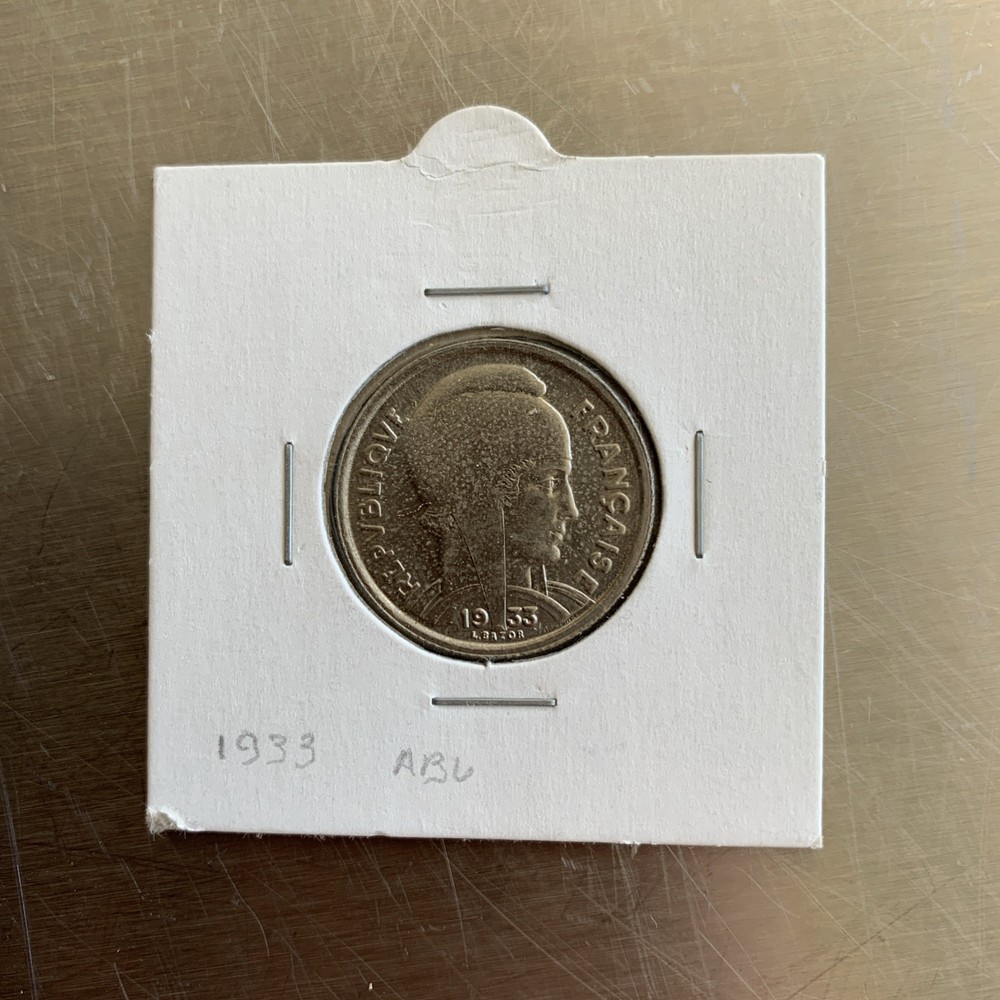 French 5 Francs 1933 Coin