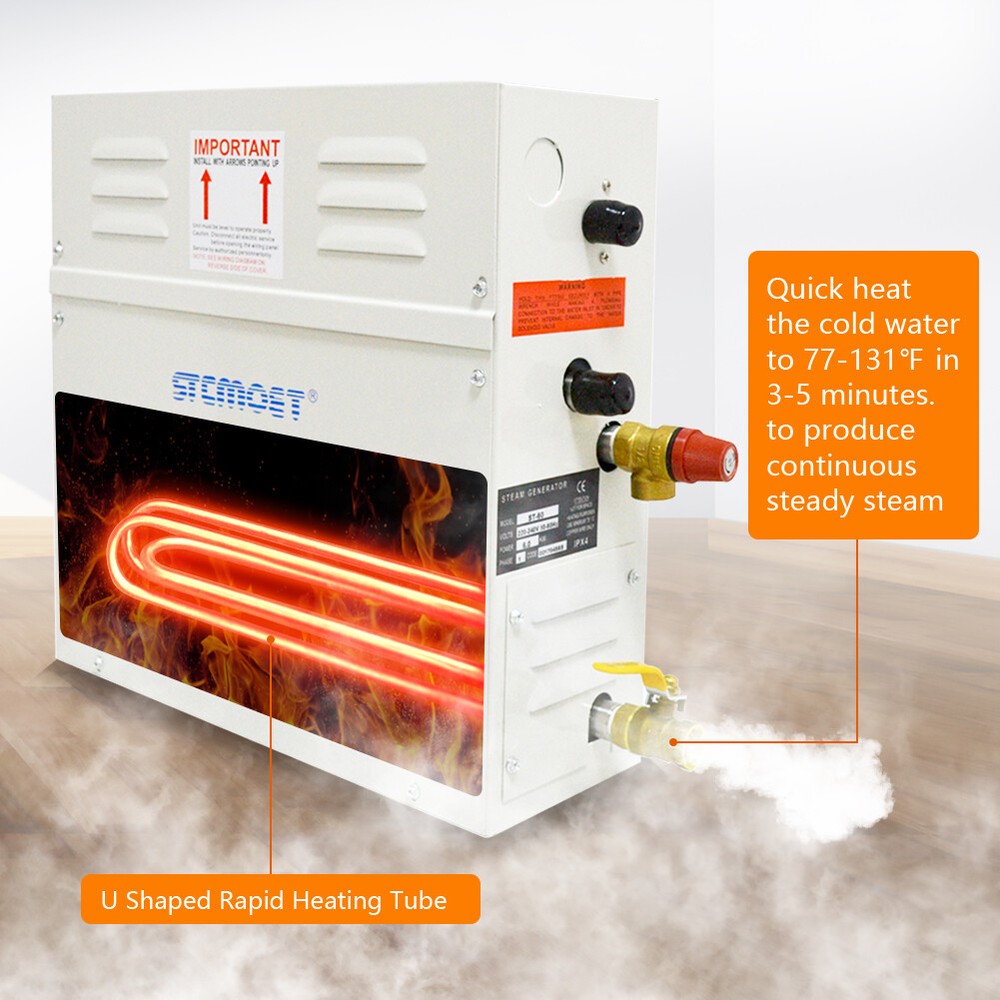 3KW Commercial Sauna Machine Steam Generator Shower System Bath & controller