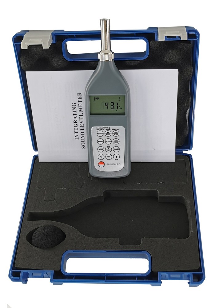 Integrating Sound Level Meter with Integration Statistical Functions 25~130dB(A)