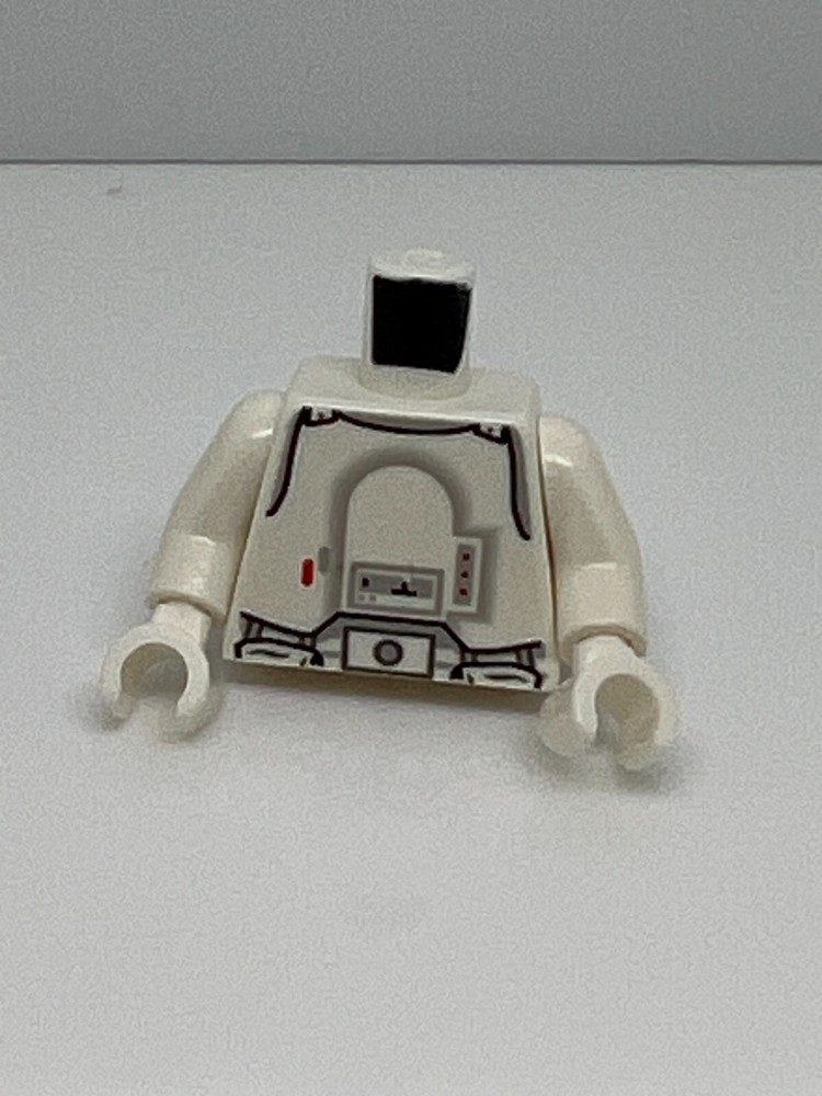 Lego Star Wars SW Torso Armor Snowtrooper Pattern / White Arms A51