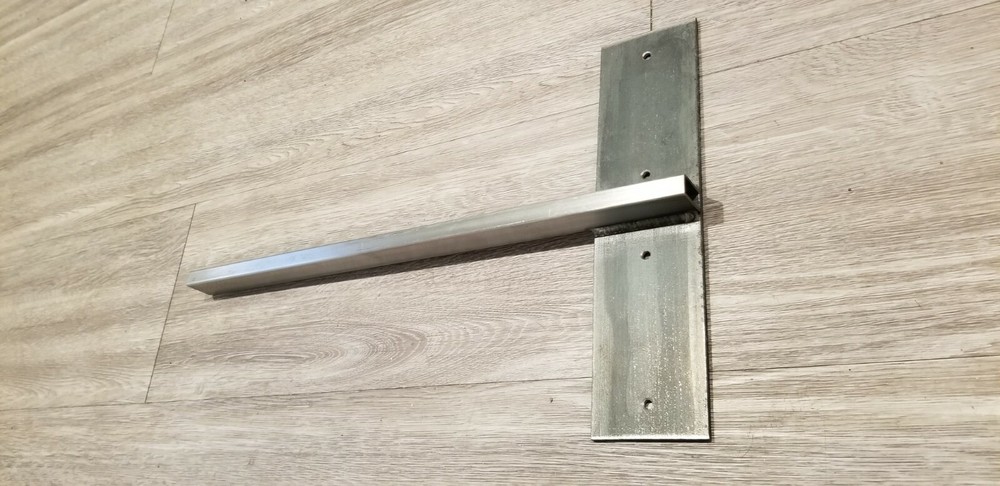 Floating shelf brackets.  (New construction pre-sheetrock)