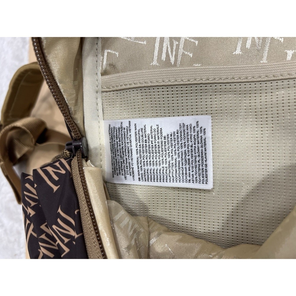 The North Face Never Stop Mini Backpack 5L Brown Tan Monogram NF0A81DV