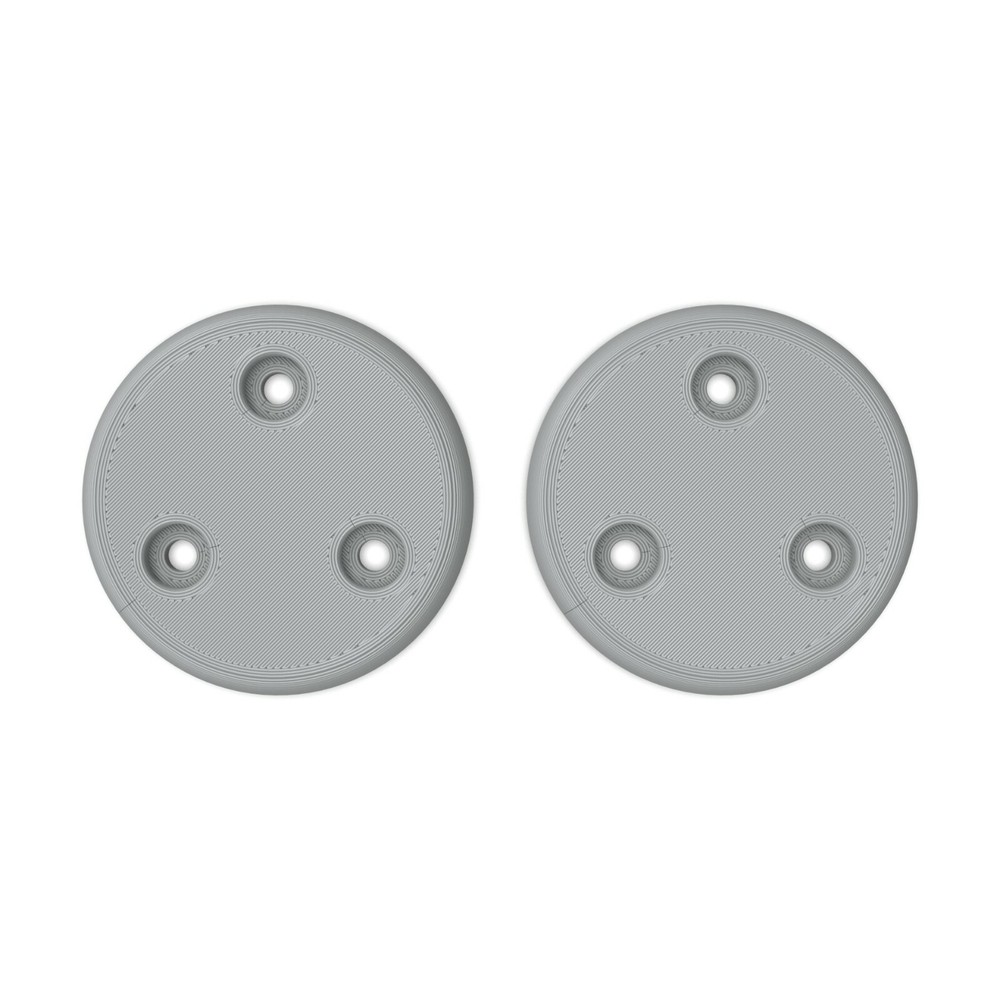 Chevrolet Cobalt 2005-2010 Sun Visor Delete Plates Blank Pair