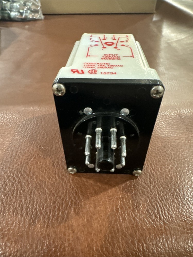 Dayton 6X603E Solid State Time Delay Relay, Range: 0.1-10sec, Input: 120VAC
