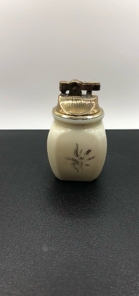Vintage Porcelain Hand-Painted Lighter