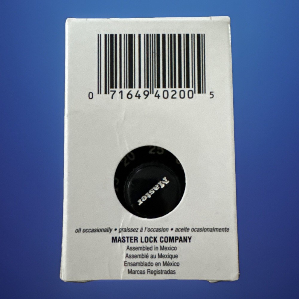 Master Lock 1525 Combination Padlock