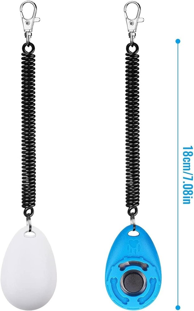 Complete Pet Training Clicker Duo - Durable, Lightweight for Effective Training