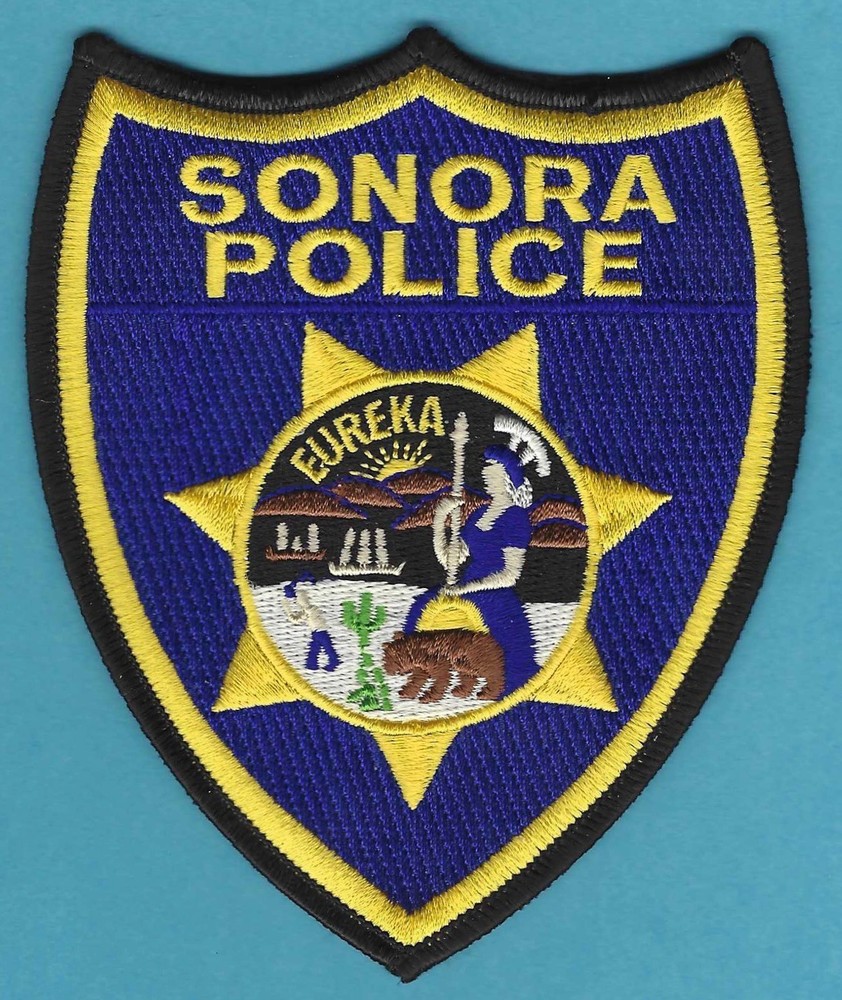 SONORA CALIFORNIA POLICE SHOULDER PATCH