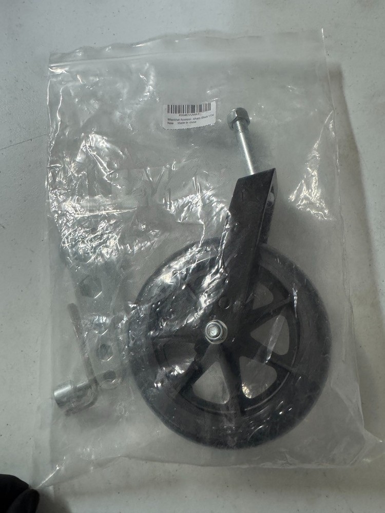6" Wheelchair Front Caster Assembly Aluminum Fork 8mm Replacement Wheel