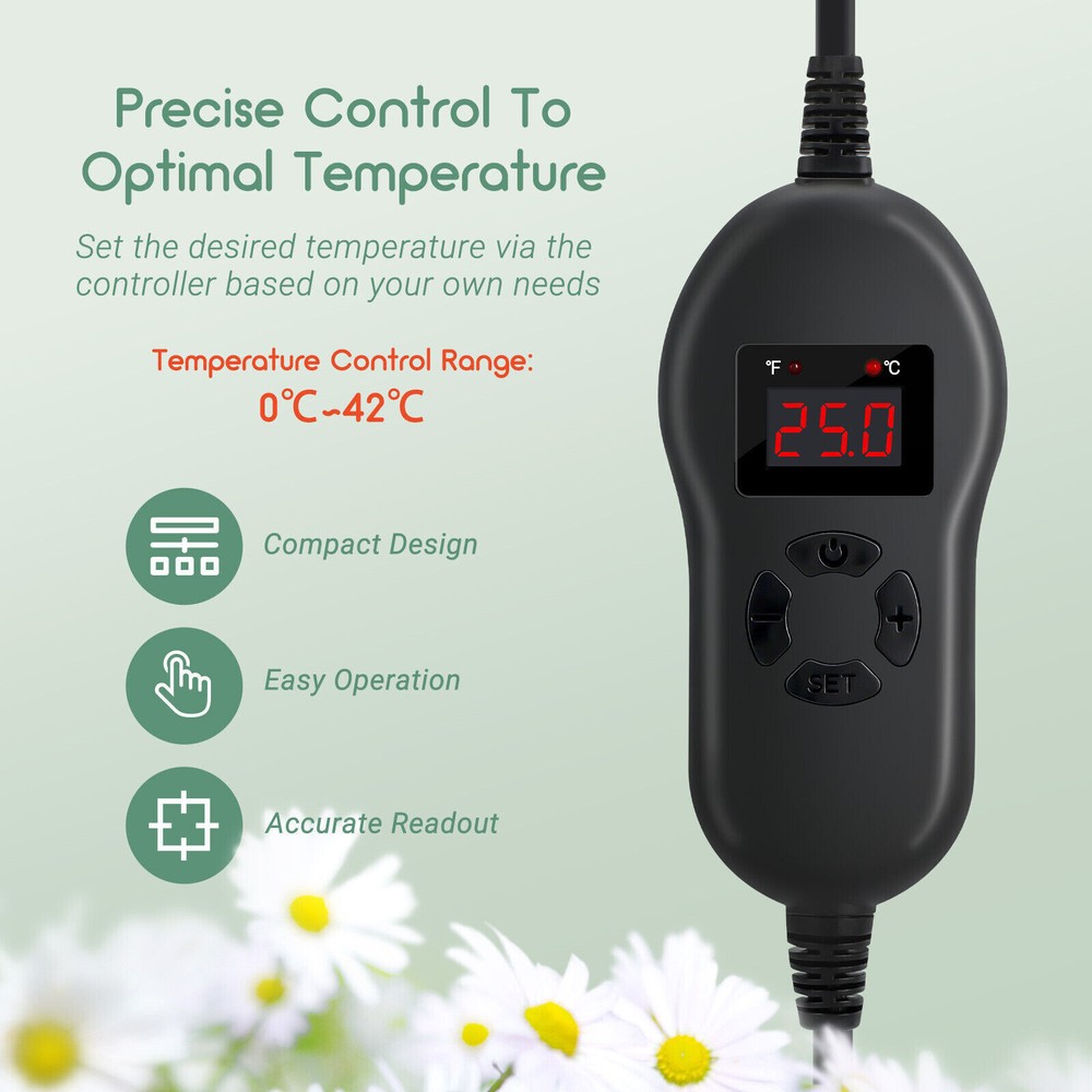 Brewing Heating Mat Fermentation Winemaking Distilling Beer Temperature Strip US