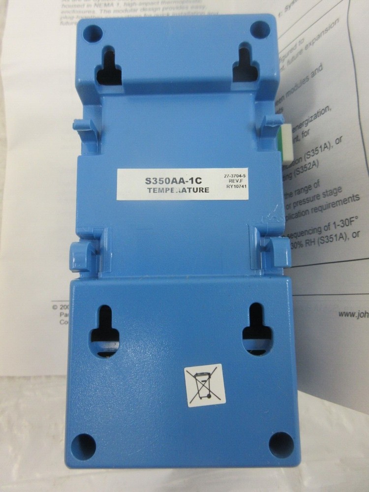 JOHNSON CONTROLS S350AA-1C TEMPERATURE STAGE MODULE 24V