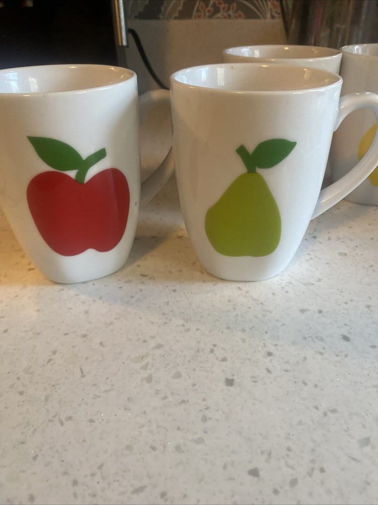Essential Homes Fruit 12 Pc Mug Plate Bowl Dish Set