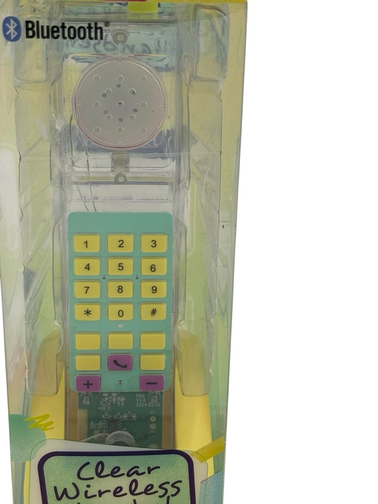 Clear Wireless Phone Handset W Bluetooth