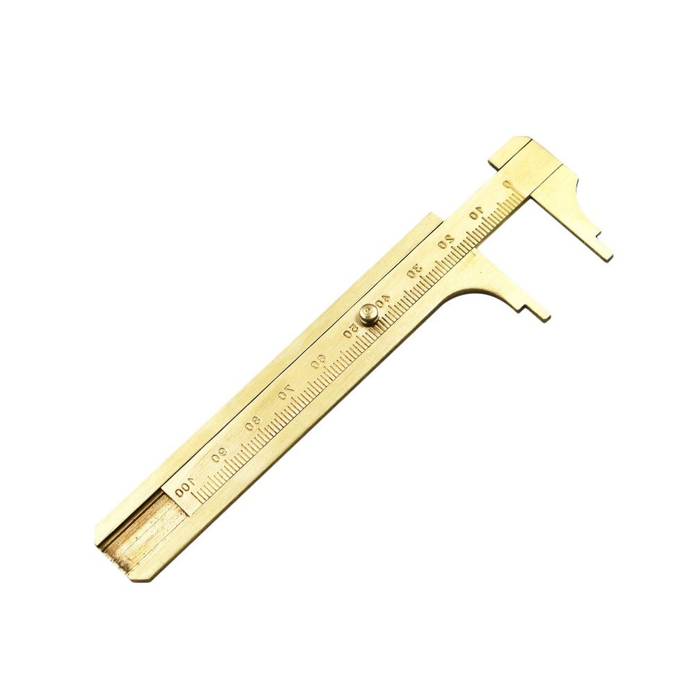 100M Copper Caliper Antique Measuring Tool for Craftsmen