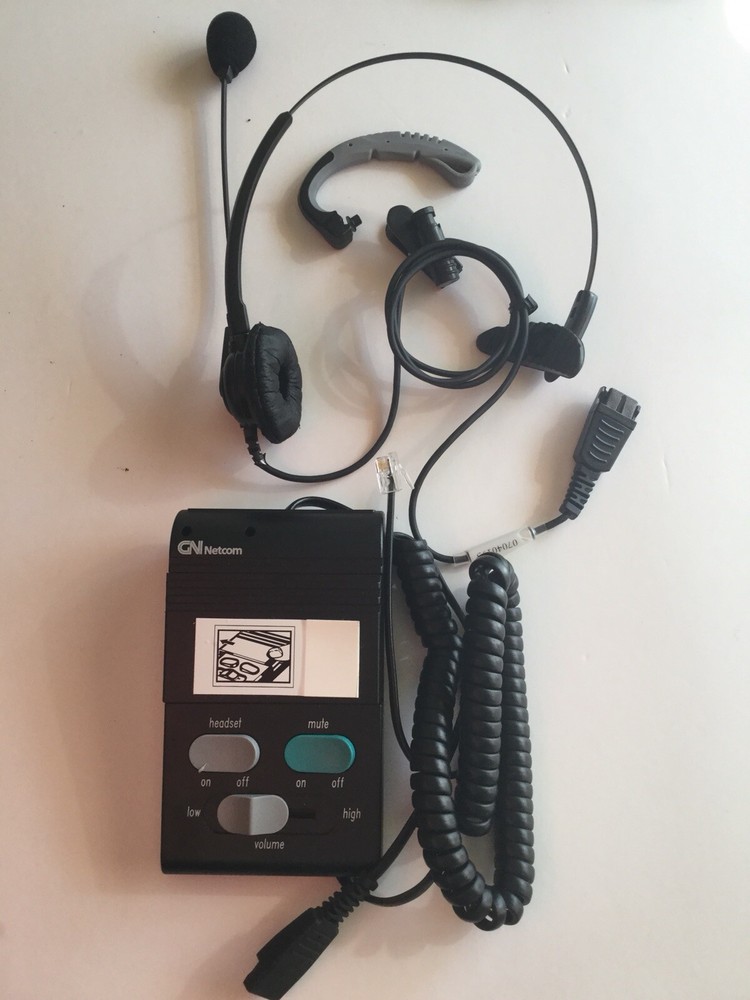 GN Netcom MPAII Amplifier Bundle w/Monaural Noise Cancelling Covertible